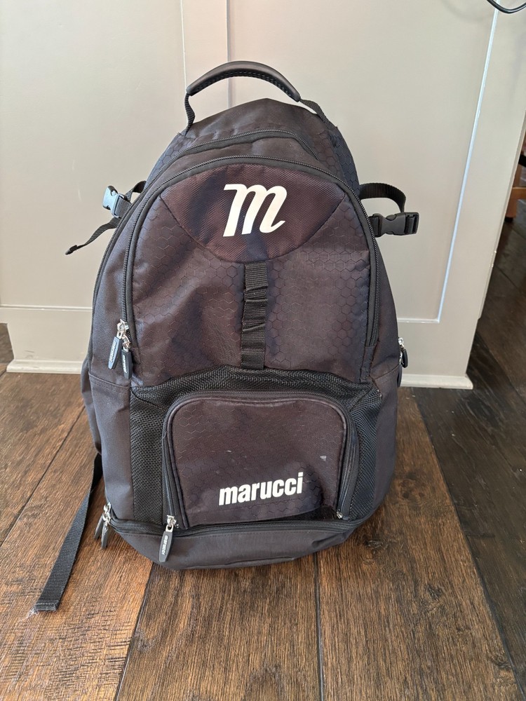 Marucci Baseball Or Softball Backpack Black Bag