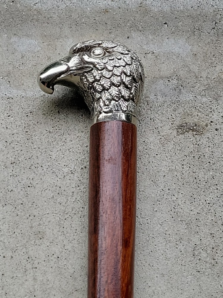Deluxe 23" METAL Silver Eagle Handle Shoe Horn