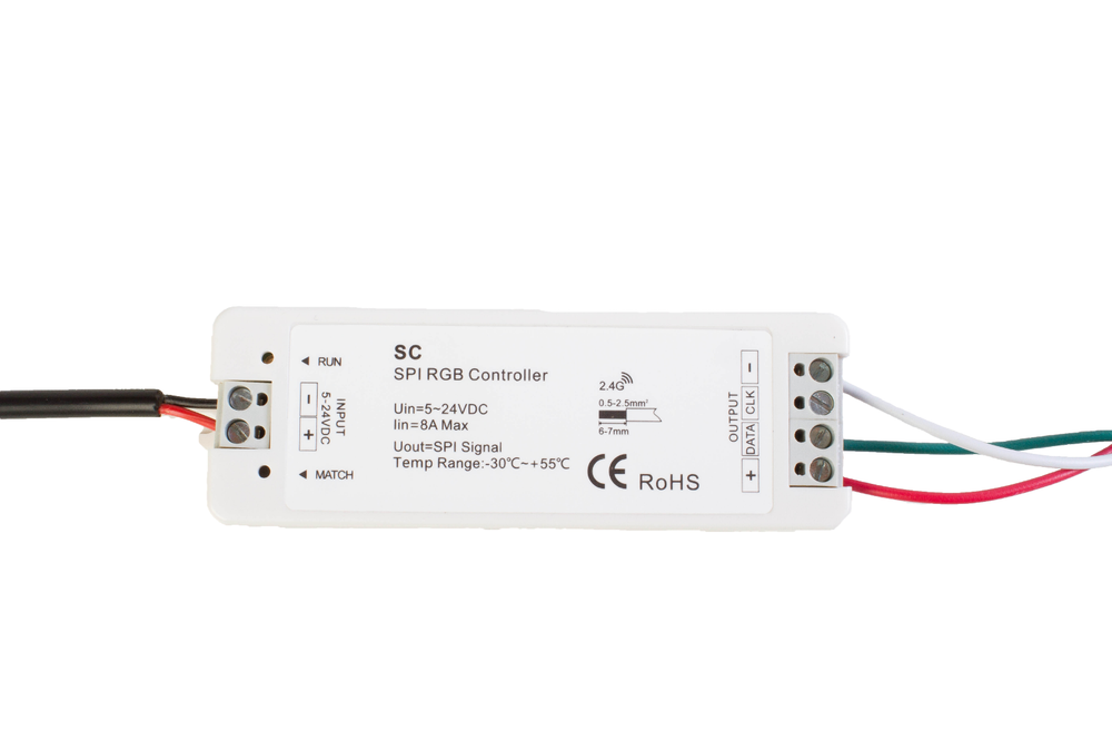 LEDupdates LED Light Chase effect controller SPI for LED Strip module 12v 24v