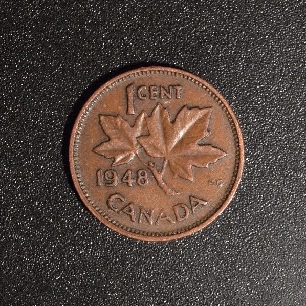 Canada 1948 Penny - Three different Types - Nice Collectible Condition