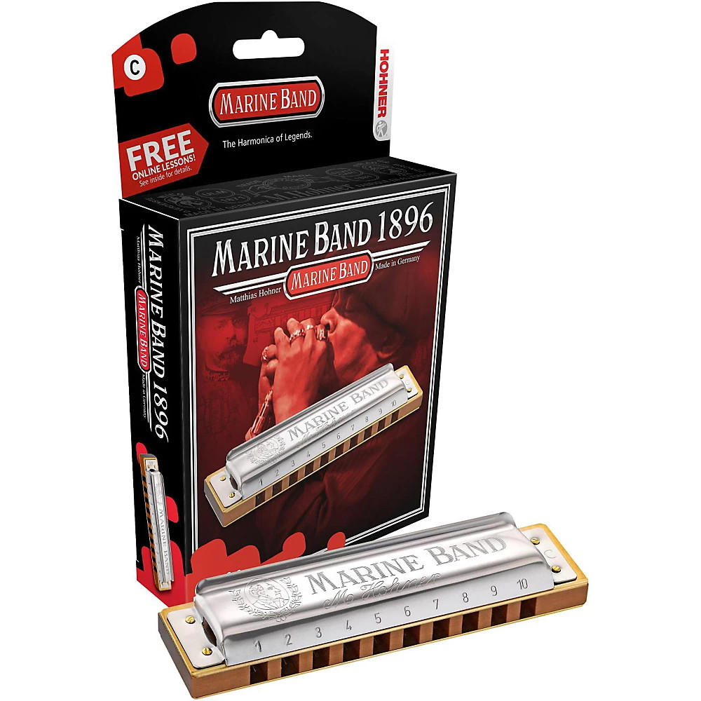 Hohner 1896 Marine Band Harmonica C#