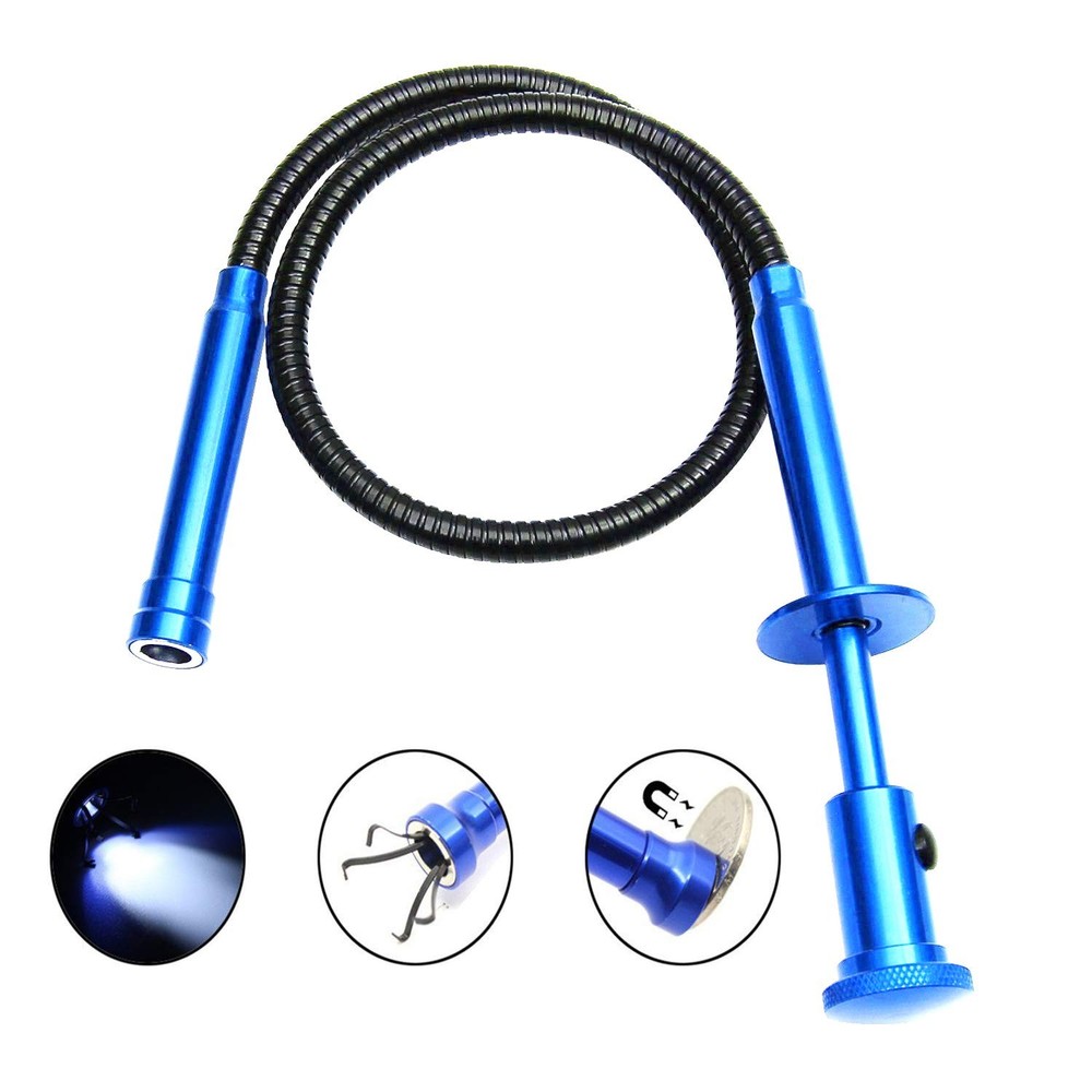 Flexible Claw Pickup Tool with Magnet Tools Flexible telescoping Claw led Light