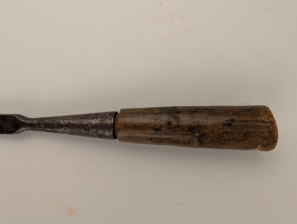 Vintage Wood Working Chisel Wood Handle