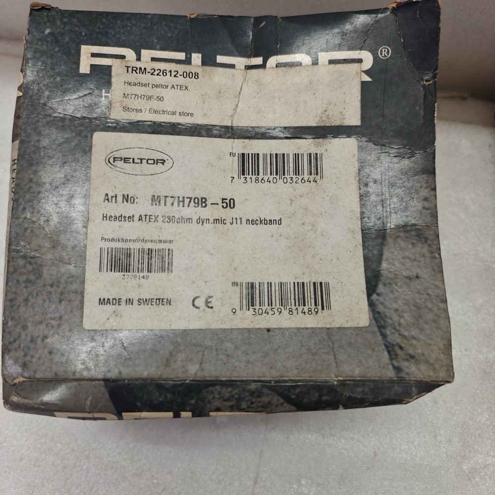 PELTOR HEADSET ATEX MT7H79B-50