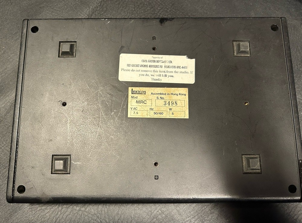 Vintage Lexicon MRC MIDI Remote Controller Surface Black Digital Display