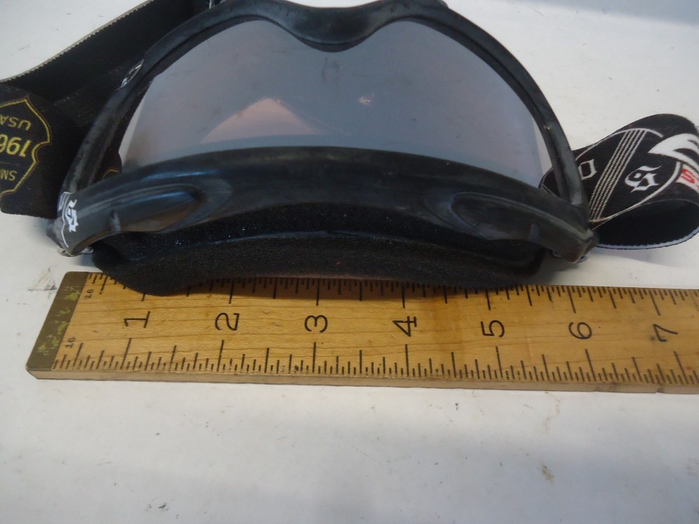 Smith Optics Ski Goggles Adjustable Ventilated Black Frame Motorcycle 1965