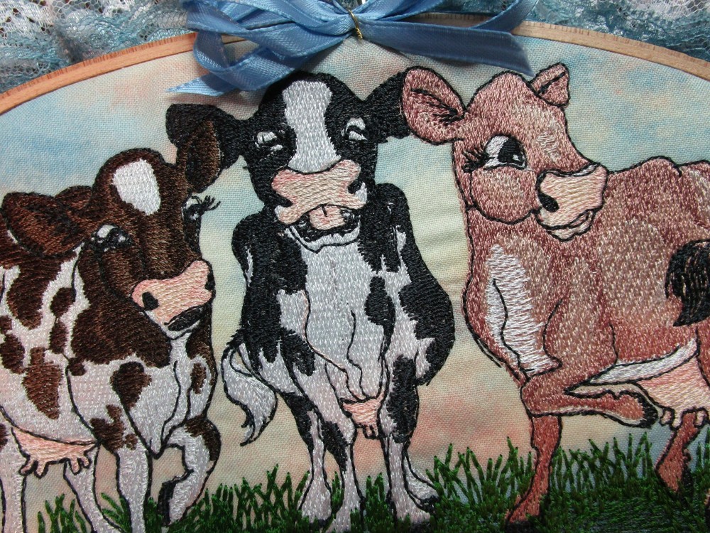 Cows, wall hanging, humorous, country, kitchen