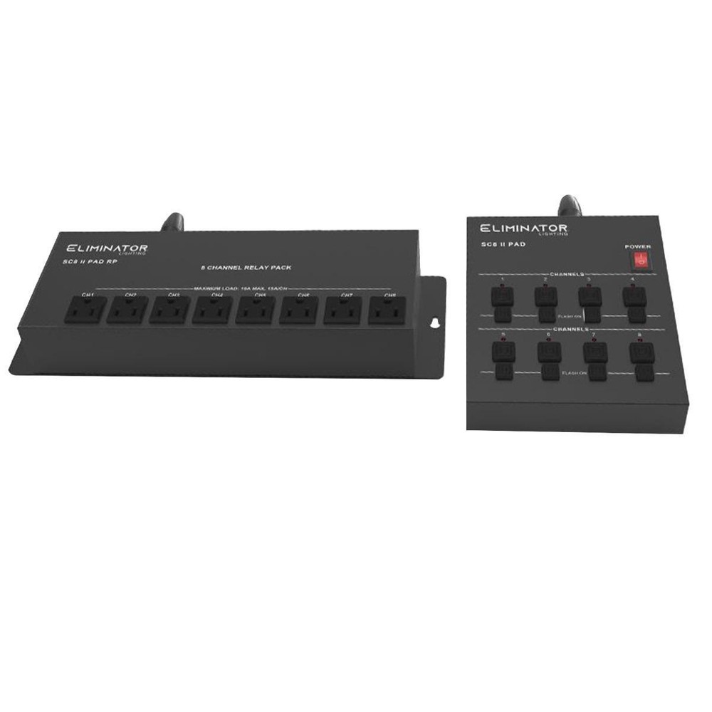 Eliminator Lighting SC8 II PAD SYSTEM Analog On/Off Lighting Controller w Bag