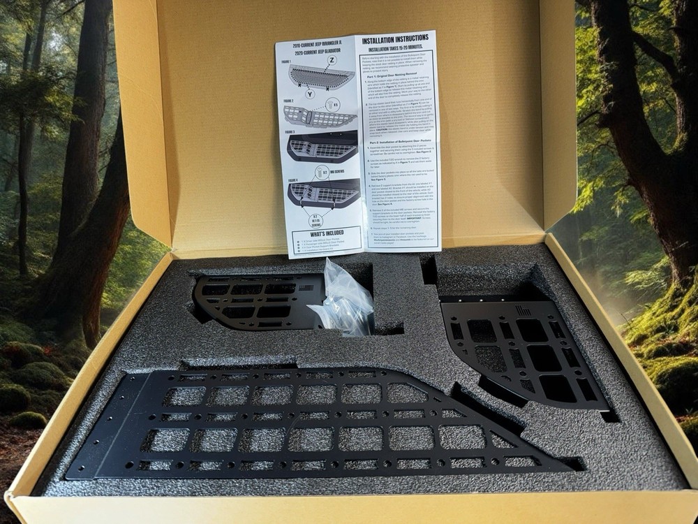 Bulletpoint Mounting Solutions Front Door Pocket Jeep-Gladiaitor.