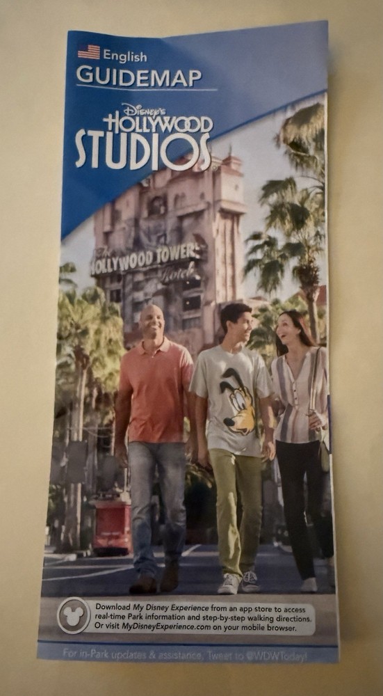 Disneys Hollywood Studios GuideMap 2018