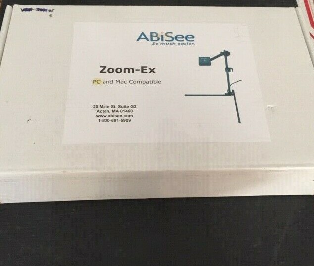 ABISEE Zoom-Ex book to speech multi-tasking camera