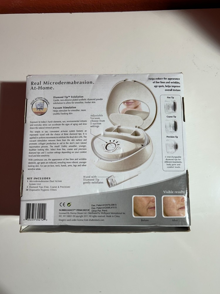 NuBrilliance Real Microdermabrasion At Home System (NO TIPS)