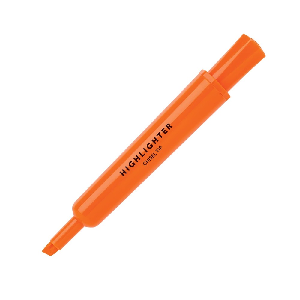 Office Depot Chisel-Tip Highlighter, Assorted 1 Count (Pack of 12),