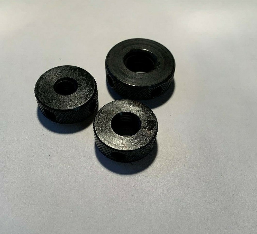 KNURLED NUT, KN, 3/8, 1/2, 5/8