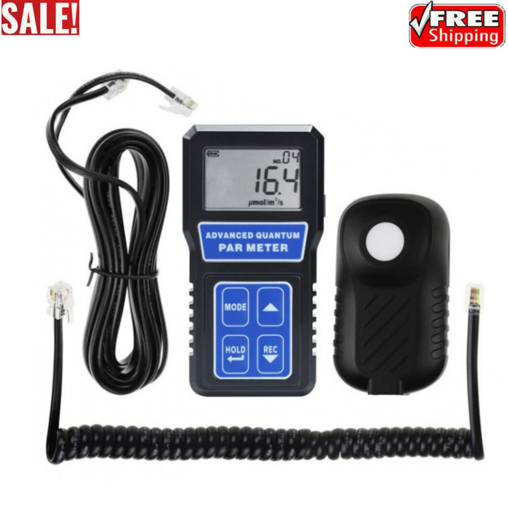 PAR-380 0-4000umol/m2/sec PAR Meter Light Energy PPFD Quantum Sensor Lux Meter