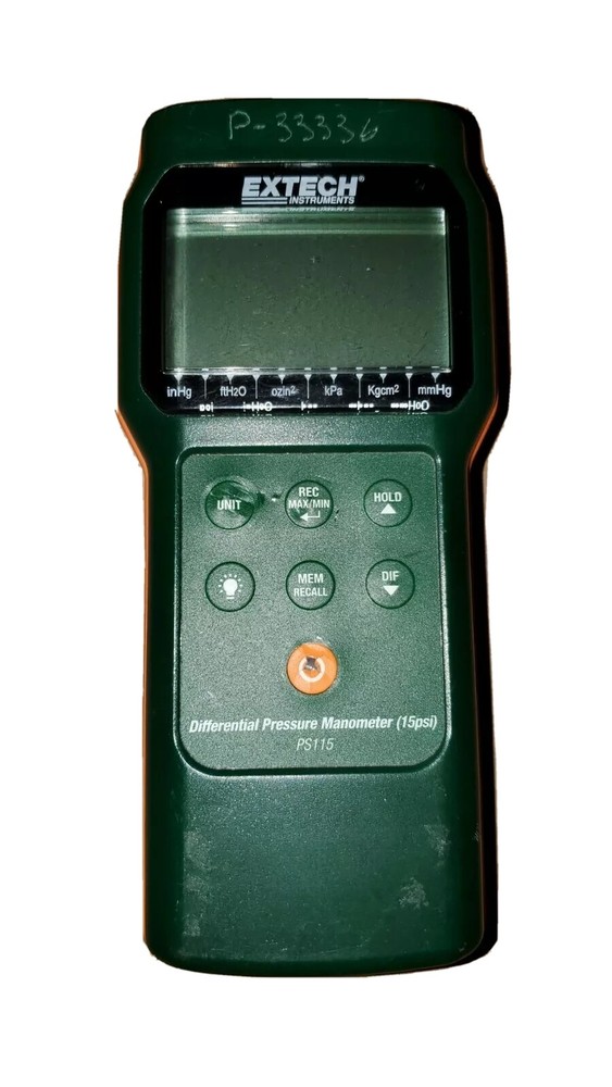 Differential Pressure Manometer EXTECH PS115 Max 15PSI