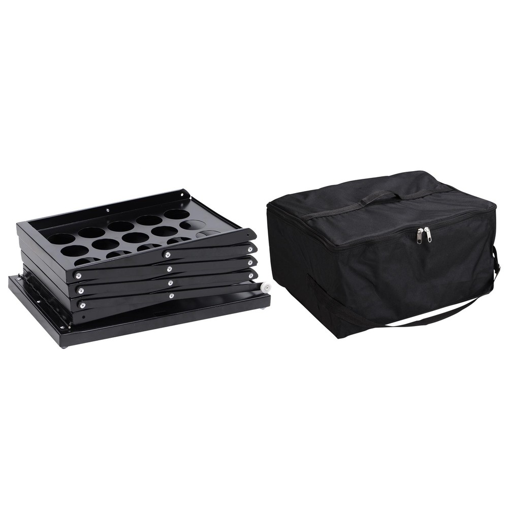 4-Holder Floor Standing Magazine Rack