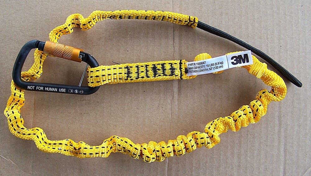 3M DBI-SALA Fall Protection for Tools, #1500047 Hook2Loop Bungee Tether 15lb.