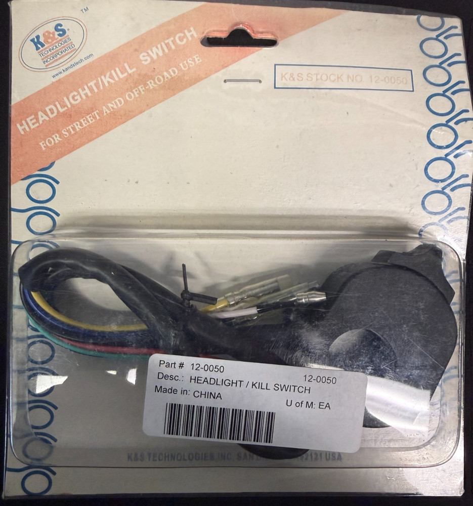 K&S Technologies - 12-0050 - Mini Headlight Switch with Kill Function