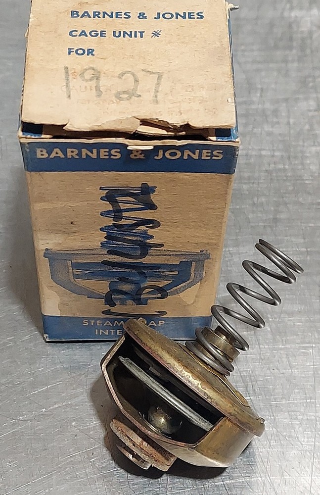 BARNES & JONES 1927 Steam Trap Cage Unit