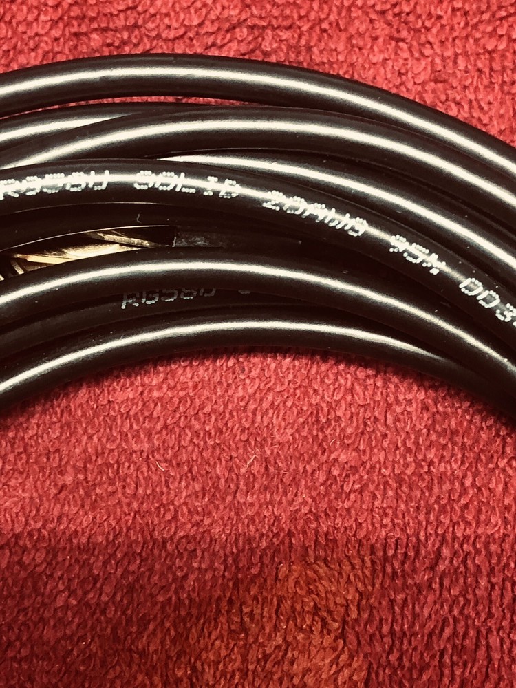 NEW NMO 3/4” SOLID COPPER CABLE ASSEMBLY With All Brass Base Mount 17 Feet Long