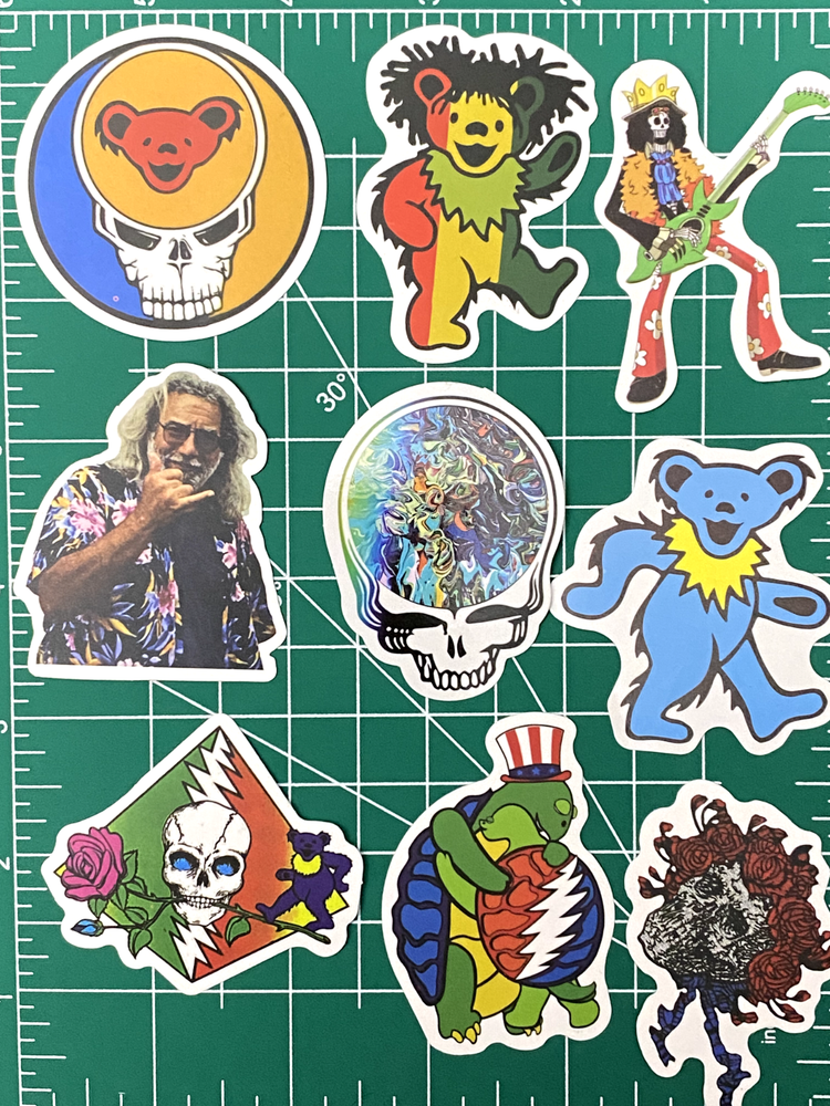 GRATEFUL DEAD STICKERS YOU PICK...FREE SHIP