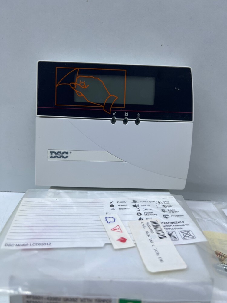 DSC RF5501-433EU , UA352 with Tamper Powerseries Fixed Message Keypad