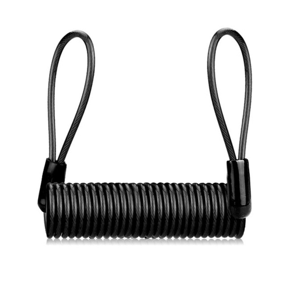 Cable Disc Lock Reminder 1pc 4mm Approx. 120cm Plastic Scooter Security