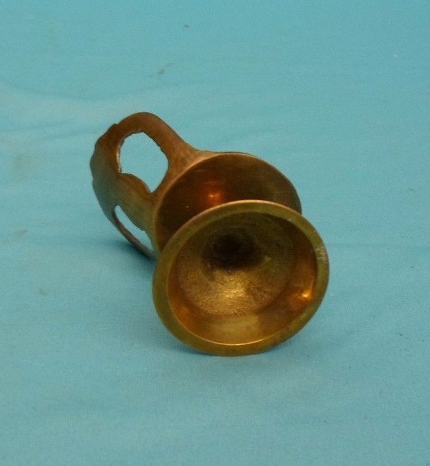 Solid Brass Miniature Ornate Chair Dollhouse Size