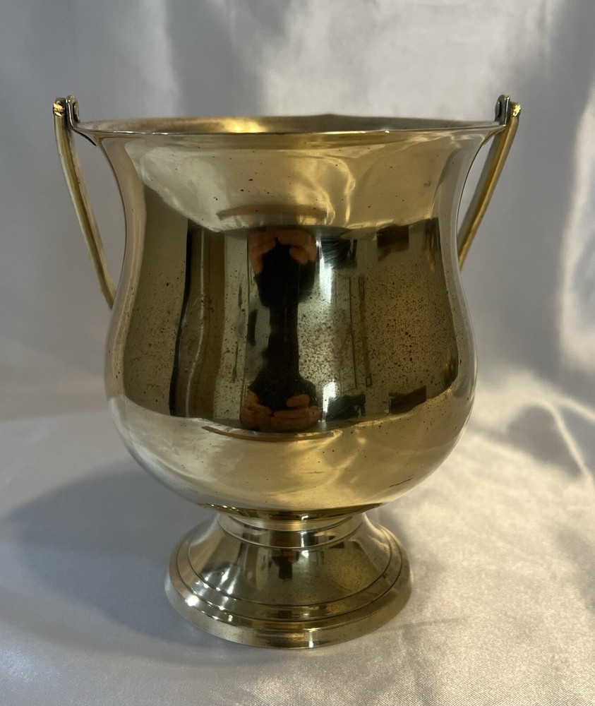 International Silver Co. Hand Made Pot Brass Over Silverplate