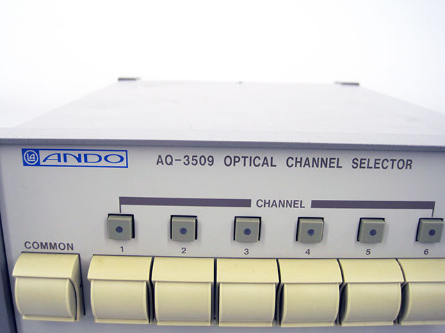 ANDO AQ-3509 1x6 SINGLEMODE OPTICAL SWITCH CHANNEL SELECTOR GPIB