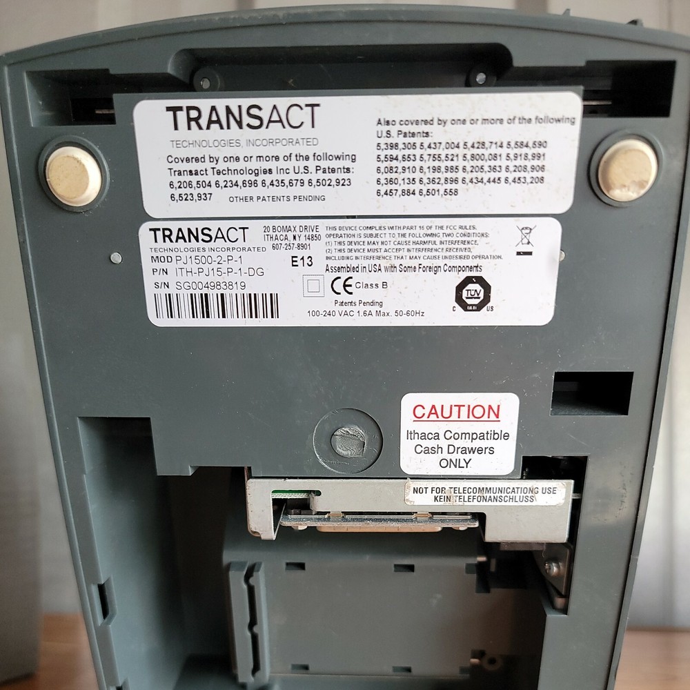 Ithaca Pos-jet 1500 PJ1500 Inkjet Receipt Printer