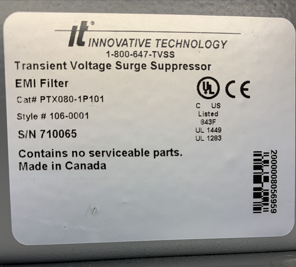 Wow! The IT Protector PTX080-1P101 Surge Suppressor