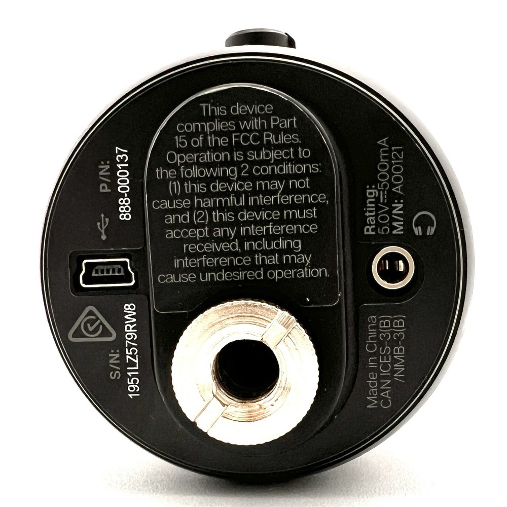 Logitech Blue Brand Multi-Pattern USB Condenser Microphone (No Stand)