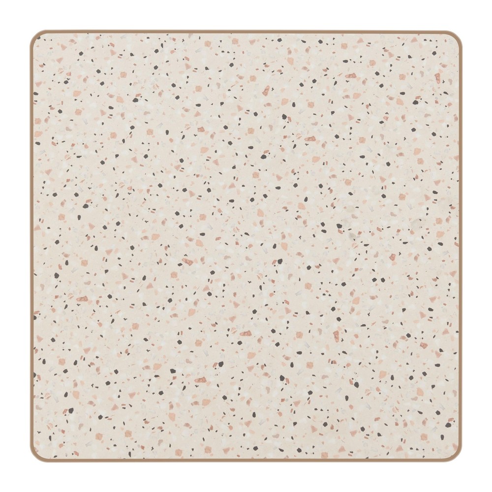 Spot Bar Table Beige & Gold