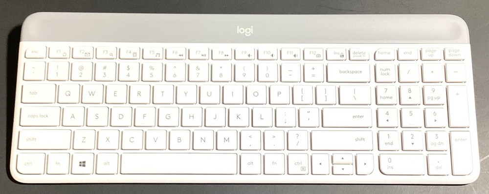 Logitech -  K470 Slim Wireless Keyboard - No USB Receiver White