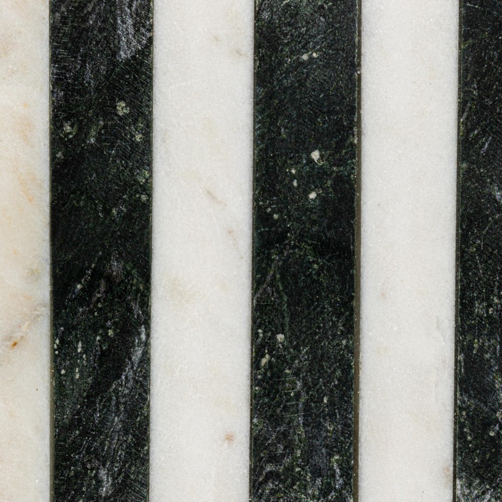Black & White Striped Marble Cutting Board
