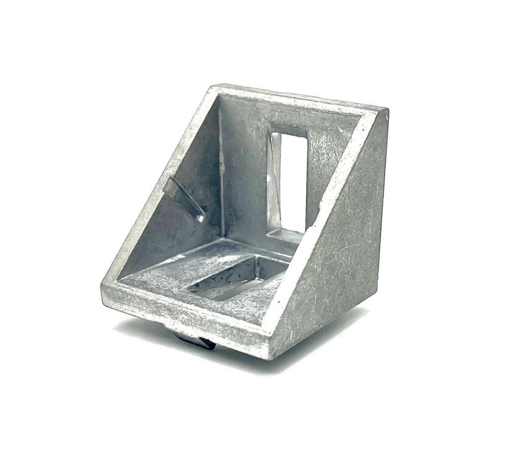 2 hole Slotted Inside Corner Bracket | 10 PACK | Compatible 80/20 15 Series
