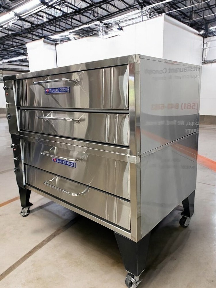 Used Bakers Pride Y602 double deck