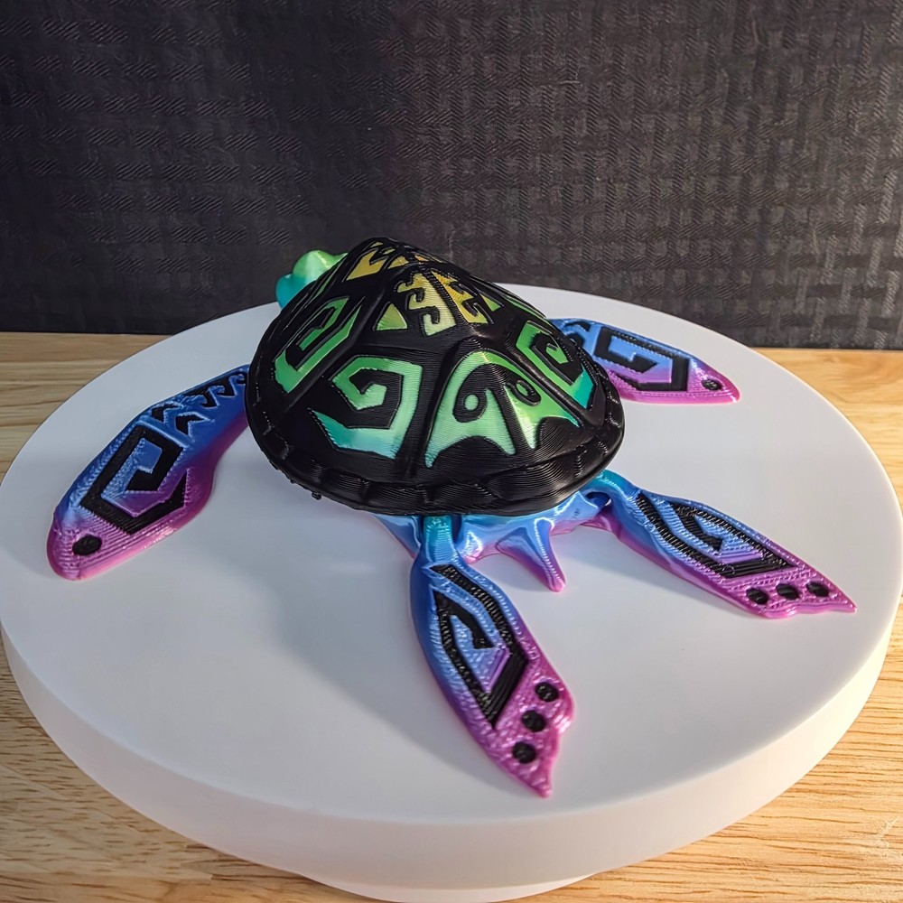 Sea Turtle Flexi, 3D Printed Items