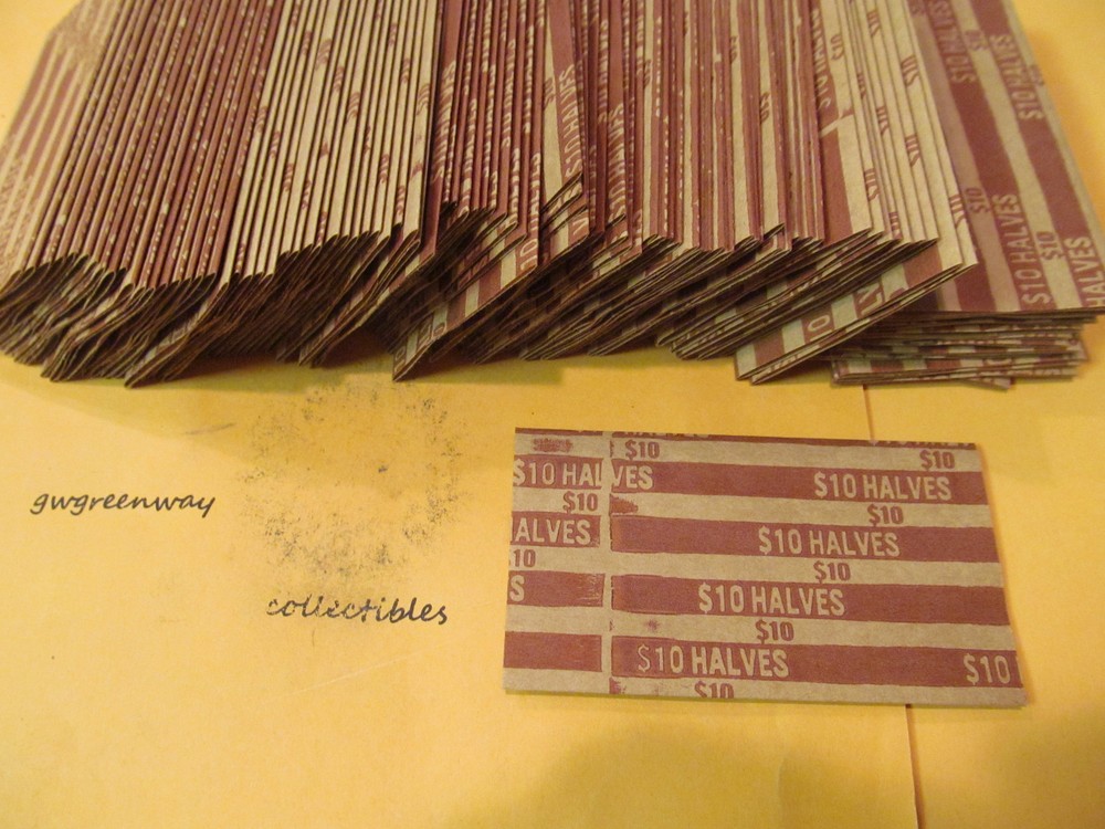 200 FLAT COIN WRAPPERS "HALF DOLLAR"