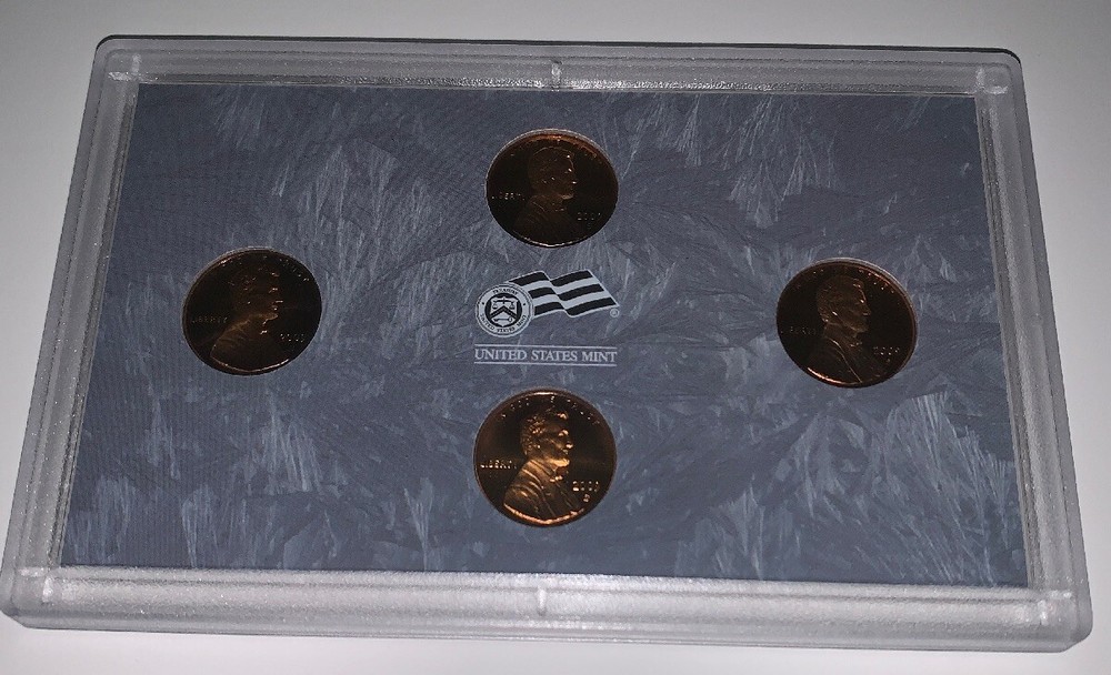 2009 S Four Coin Lincoln Proof Set