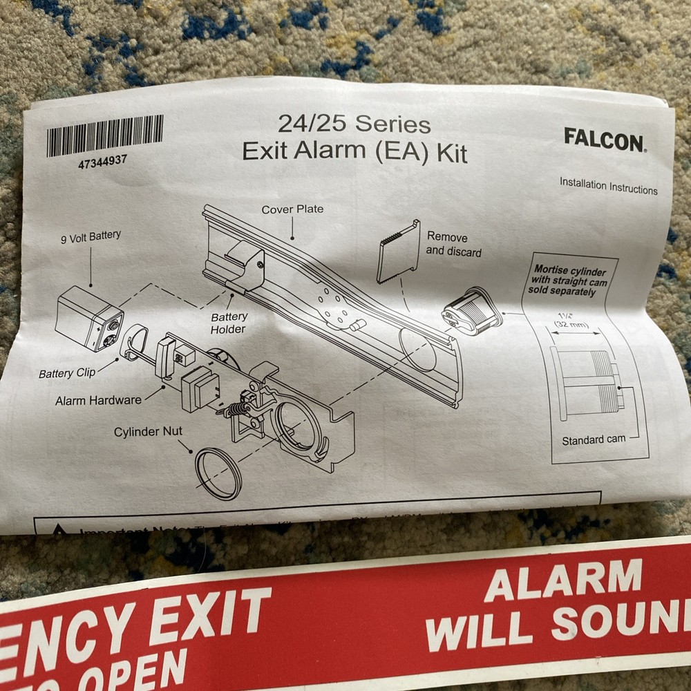 Falcon Exit Alarm Kit 24/25 Series