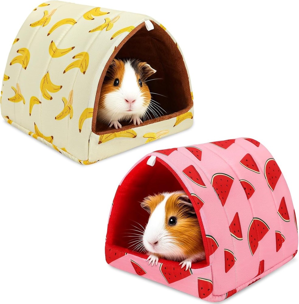 Cute Guinea Pig Hideout, Thickened Cushion, Machine Washable