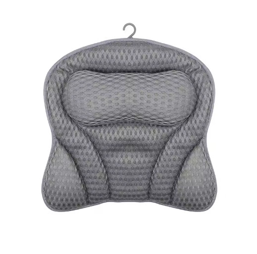 Luxury Bath Pillow 3D Air Mesh Neck Back Support Spa Cushion