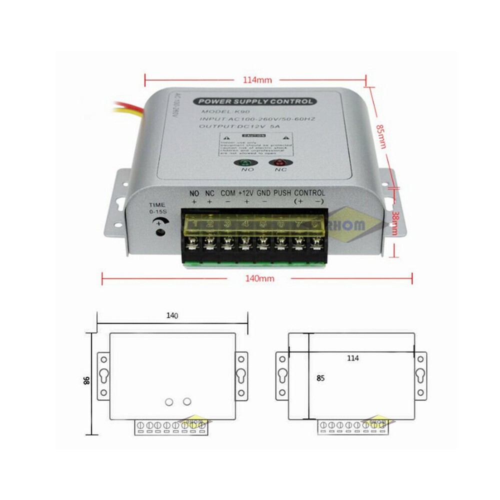 Mini Switching Access Controller Power Supply supplier,12VDC 5A,110-240VAC