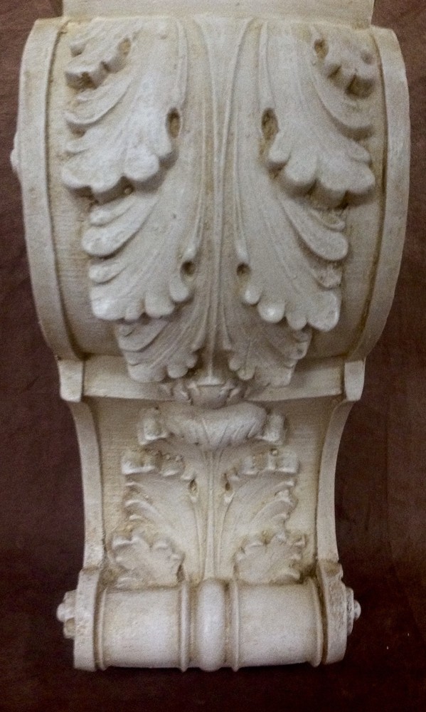 Pair Shelf Acanthus leaf Wall Corbel Sconce Bracket Architectural Accent