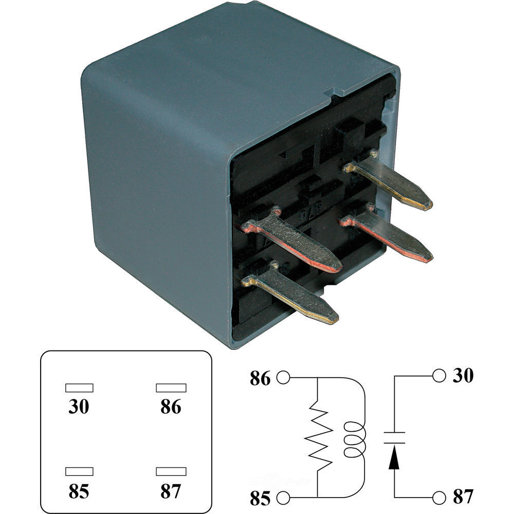 Radiator Fan Relay  Santech Industries  MT1027