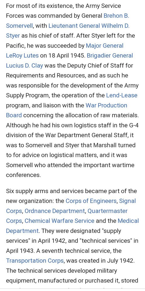 Vintage Army Service Force Patch WWII Original No Glow