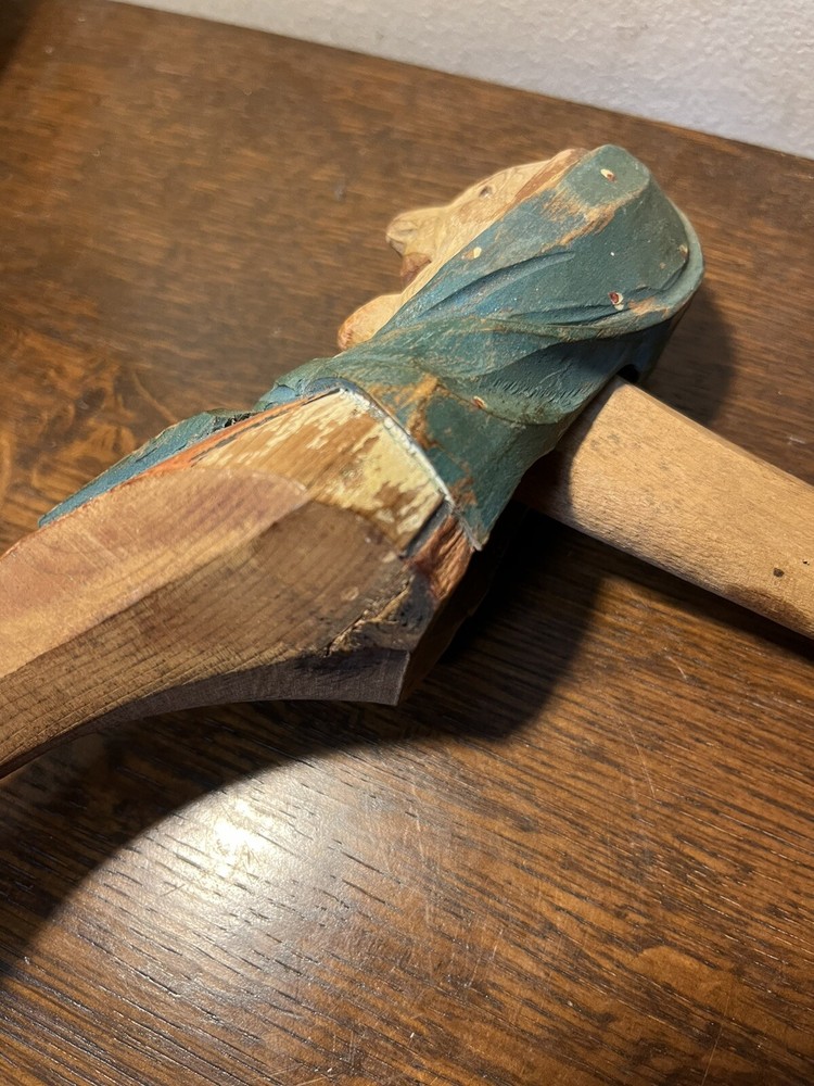 Exquisite Vintage Antique Folk Art Nut Cracker